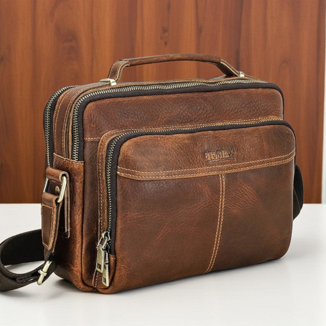 ZORVELLON™ Genuine Leather Crossbody Bag - ARLUVI