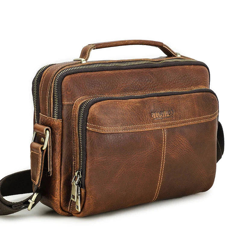 ZORVELLON™ Genuine Leather Crossbody Bag - ARLUVI