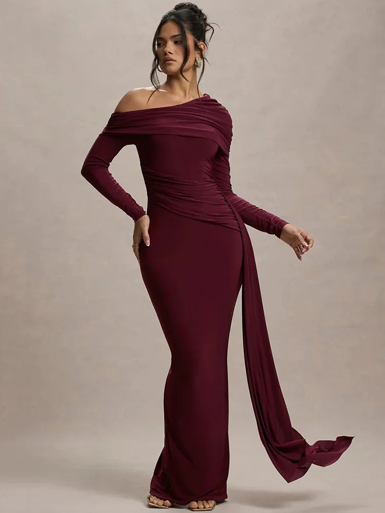 Callira Moon™ High Neck Maxi Dress - ARLUVI