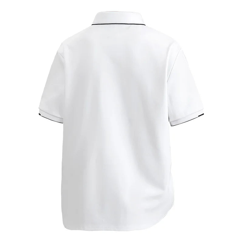 TALVARO™ Plus Size Short Sleeve Polo Shirt - ARLUVI