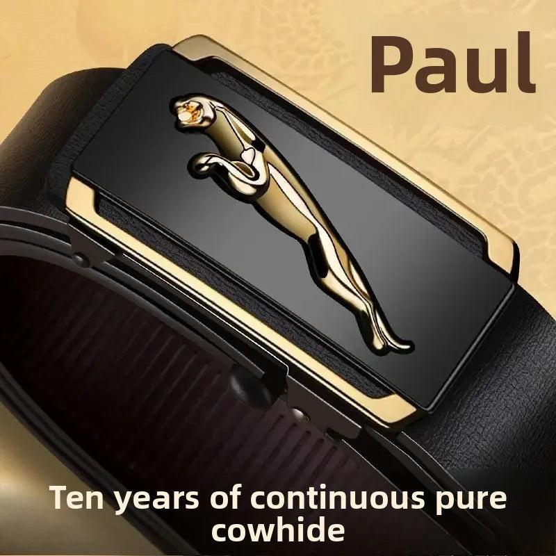 VALCROM™ Automatic Buckle Leather Belt - ARLUVI