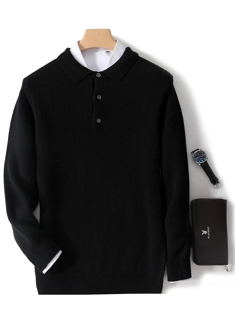 KORVYN™ Polo Sweater - ARLUVI