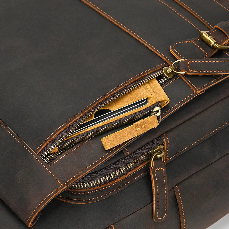 Seyric ™ Leather Laptop Backpack - ARLUVI