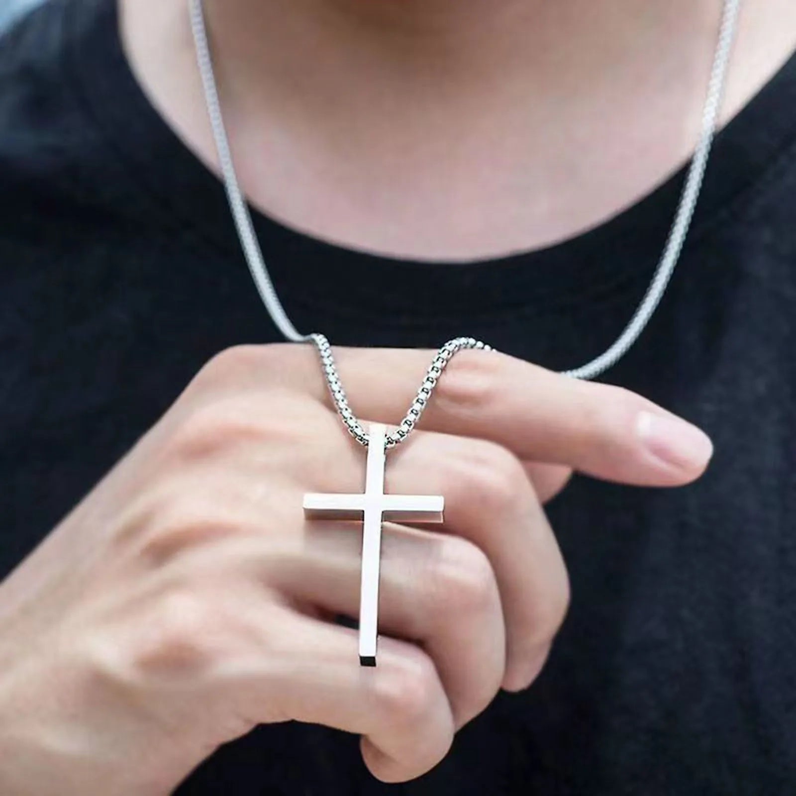 Unisex Cross Necklace - ARLUVI