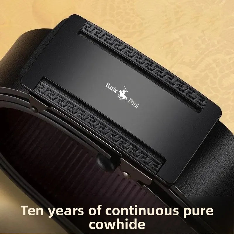 VALCROM™ Automatic Buckle Leather Belt - ARLUVI