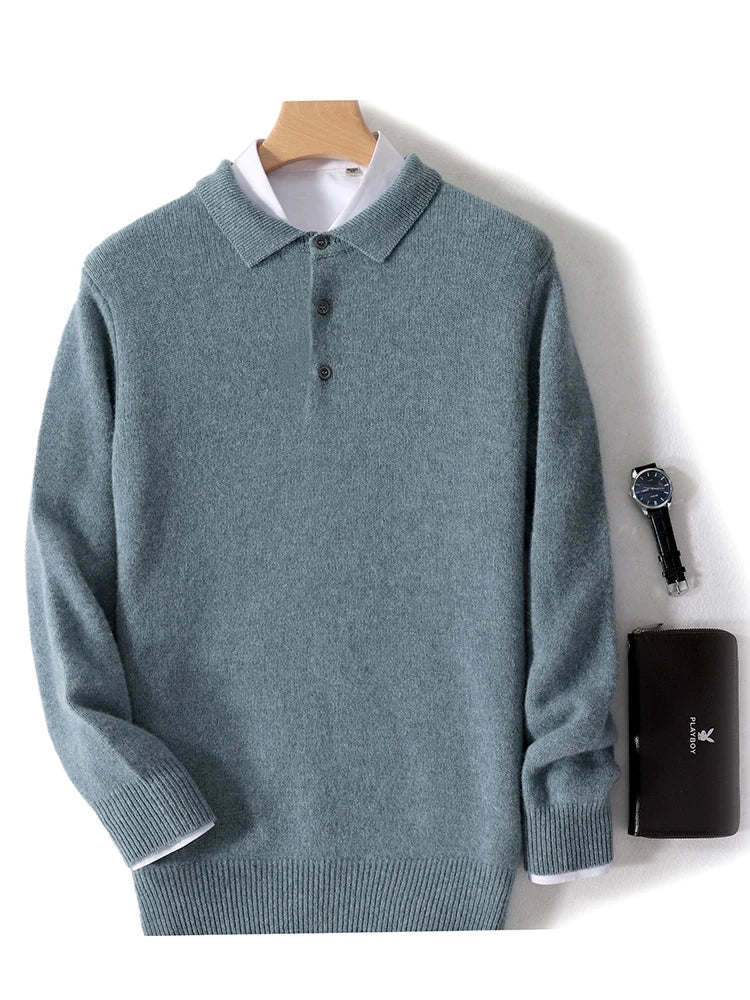 KORVYN™ Polo Sweater - ARLUVI