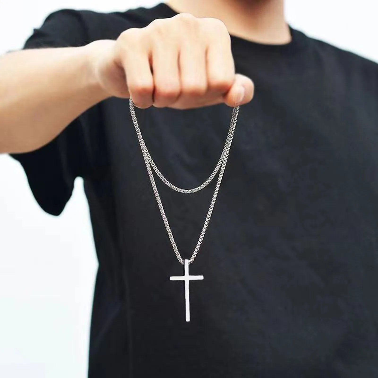 Unisex Cross Necklace - ARLUVI