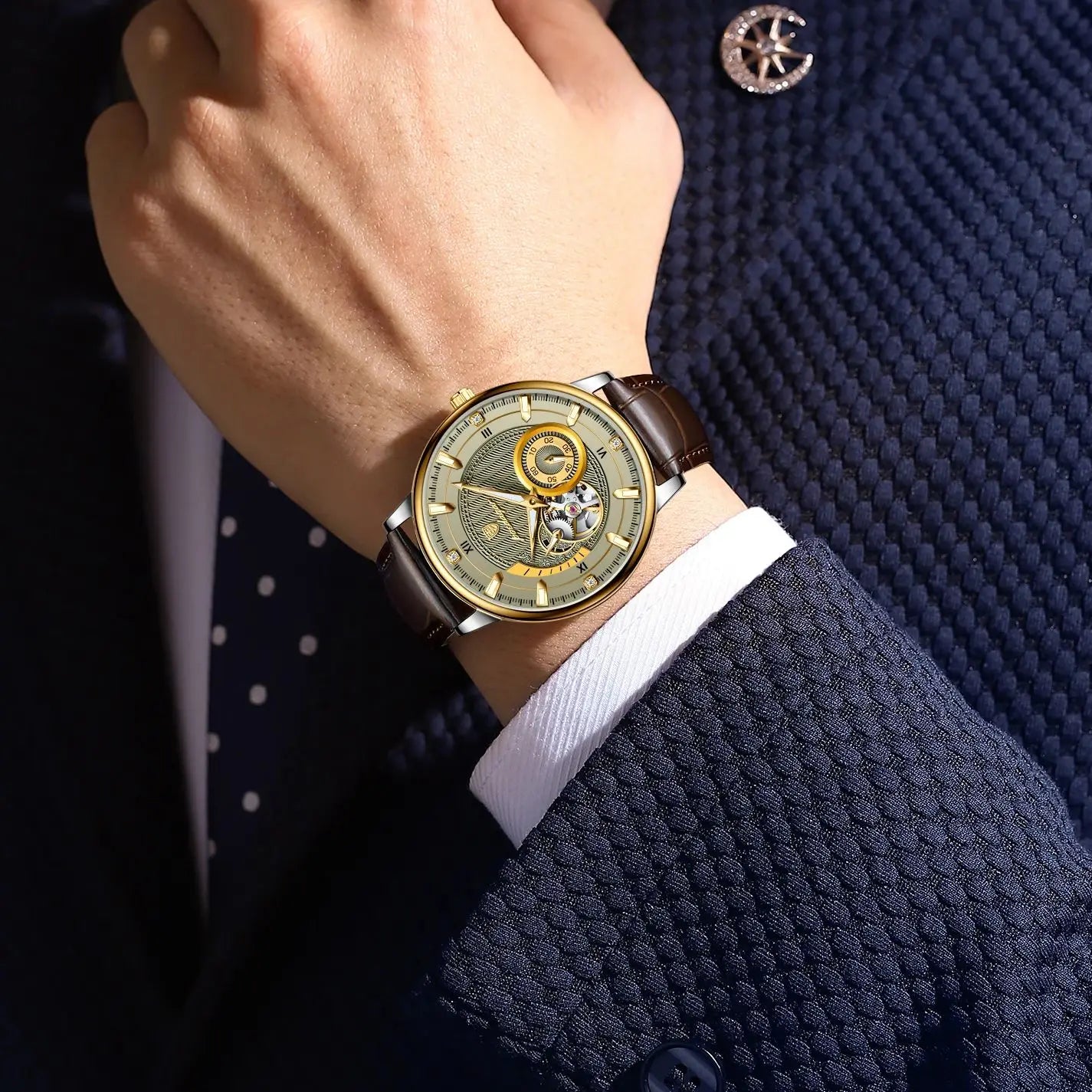 Orionis Automatic Waterproof Watch - ARLUVI