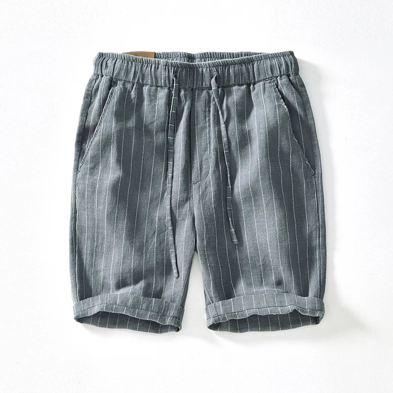 Elward Style™ Cotton and Linen Shorts - ARLUVI