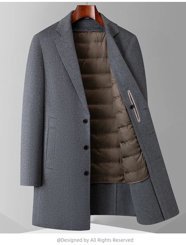 DRAEVYN™ Wool Long Coat - ARLUVI