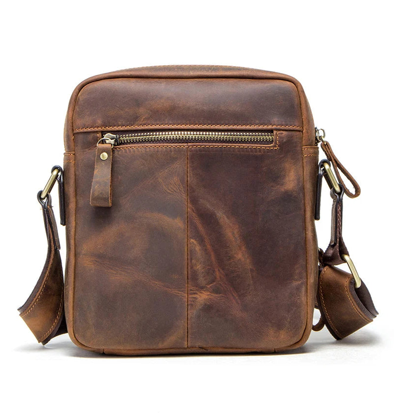 Vindex Leather Crossbody Bag - ARLUVI