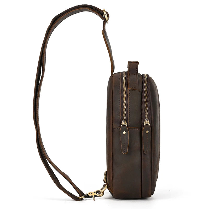 Thalon ™ Leather Crossbody Bag - ARLUVI