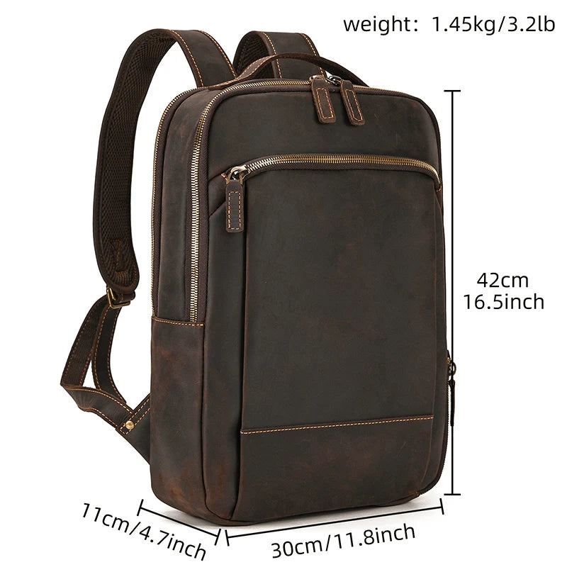 Cadenor™ Vintage Genuine Leather Backpack - ARLUVI