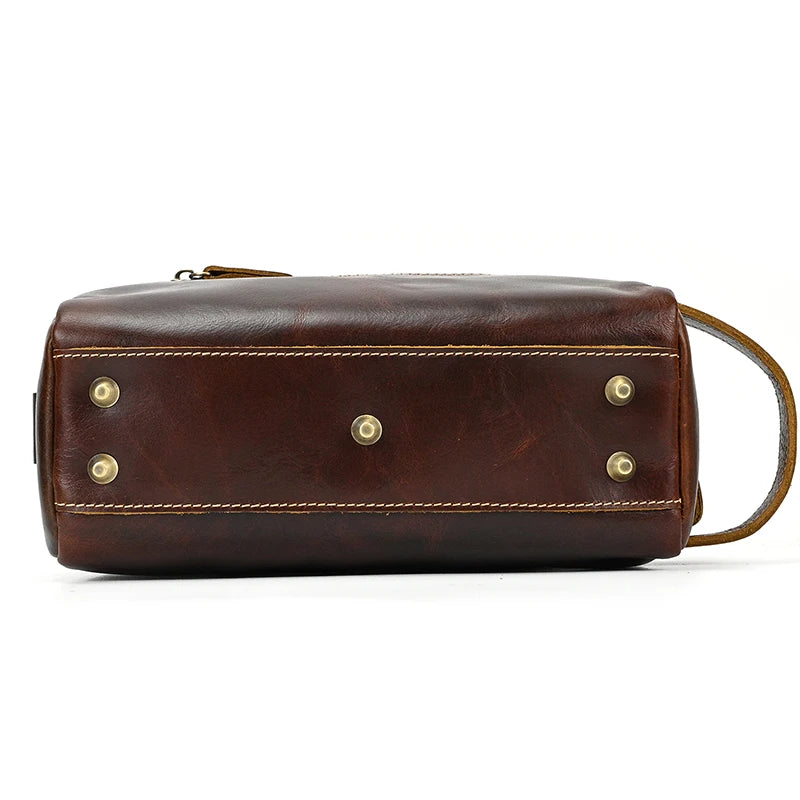 Tarnel™ Leather Toiletry Bag - ARLUVI