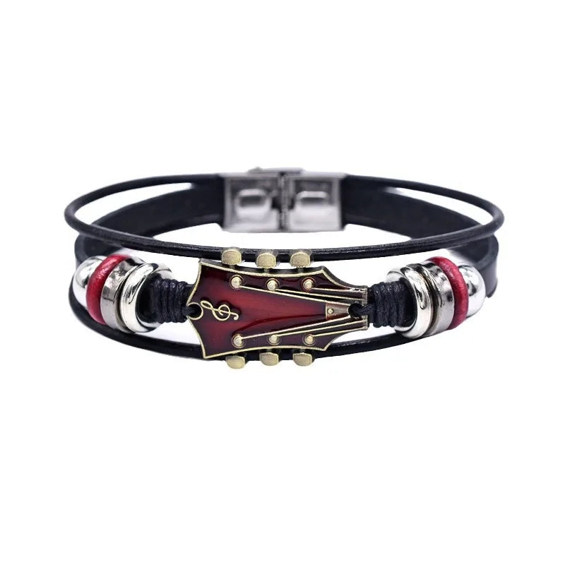 Leather Guitar Bracelet - ARLUVI
