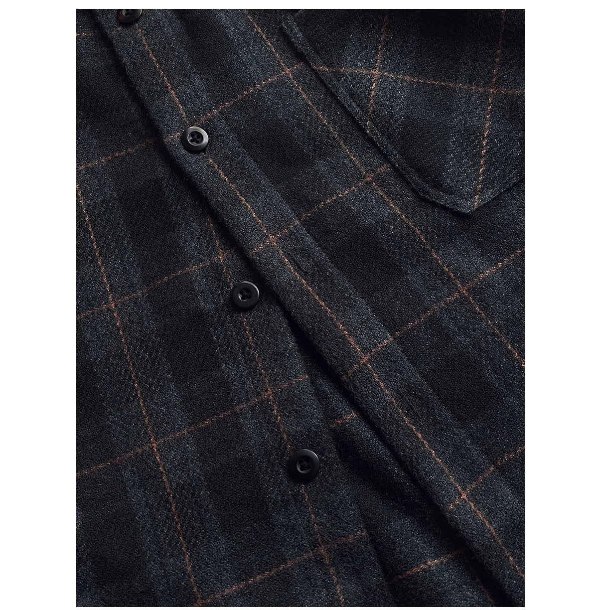 Darynos Casual Plaid Flannel Shirt