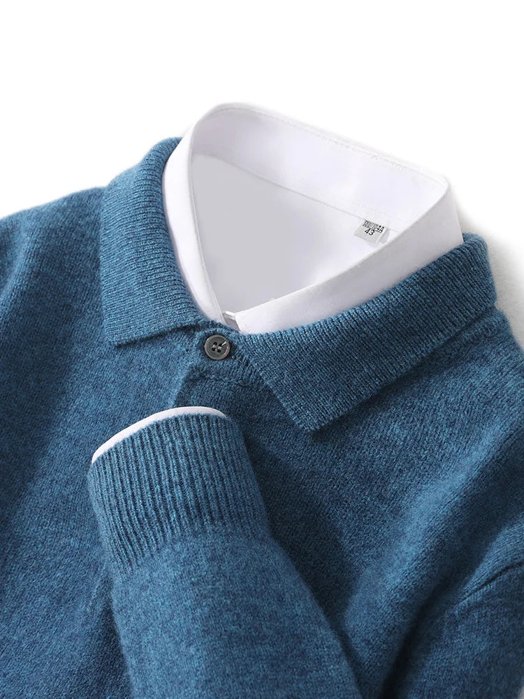 KORVYN™ Polo Sweater - ARLUVI