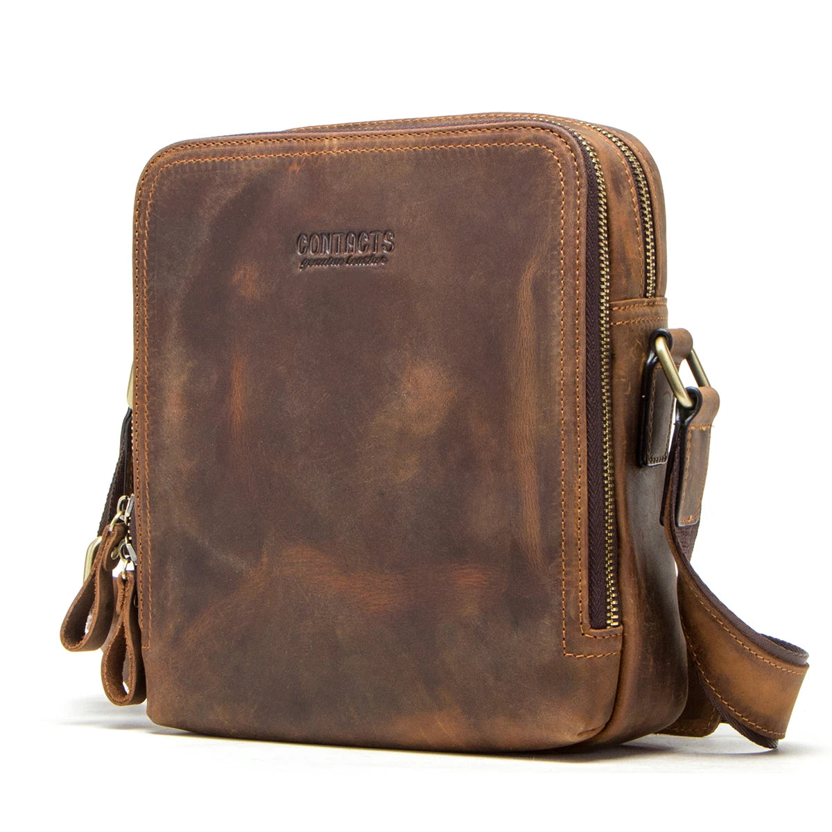 Vindex Leather Crossbody Bag - ARLUVI