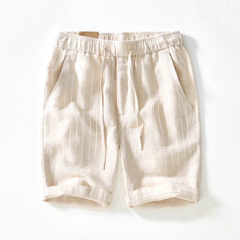 Elward Style™ Cotton and Linen Shorts - ARLUVI
