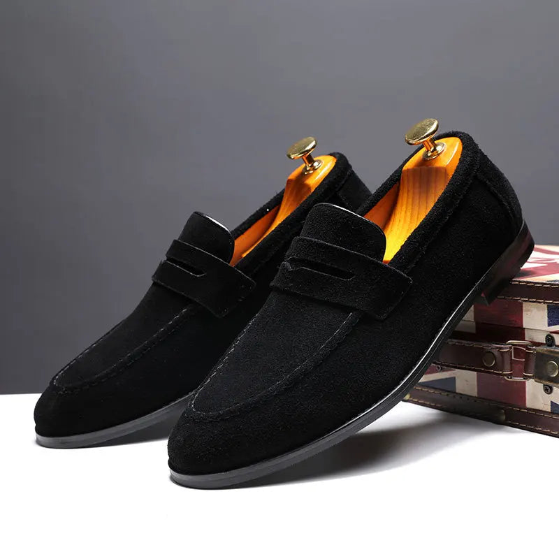 LENVOX™ Suede Leather Loafer Shoes - ARLUVI