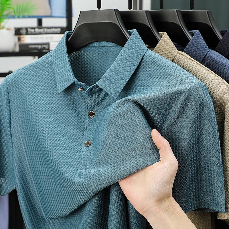 KENDRIX™ Ice Silk Polo Shirt - ARLUVI