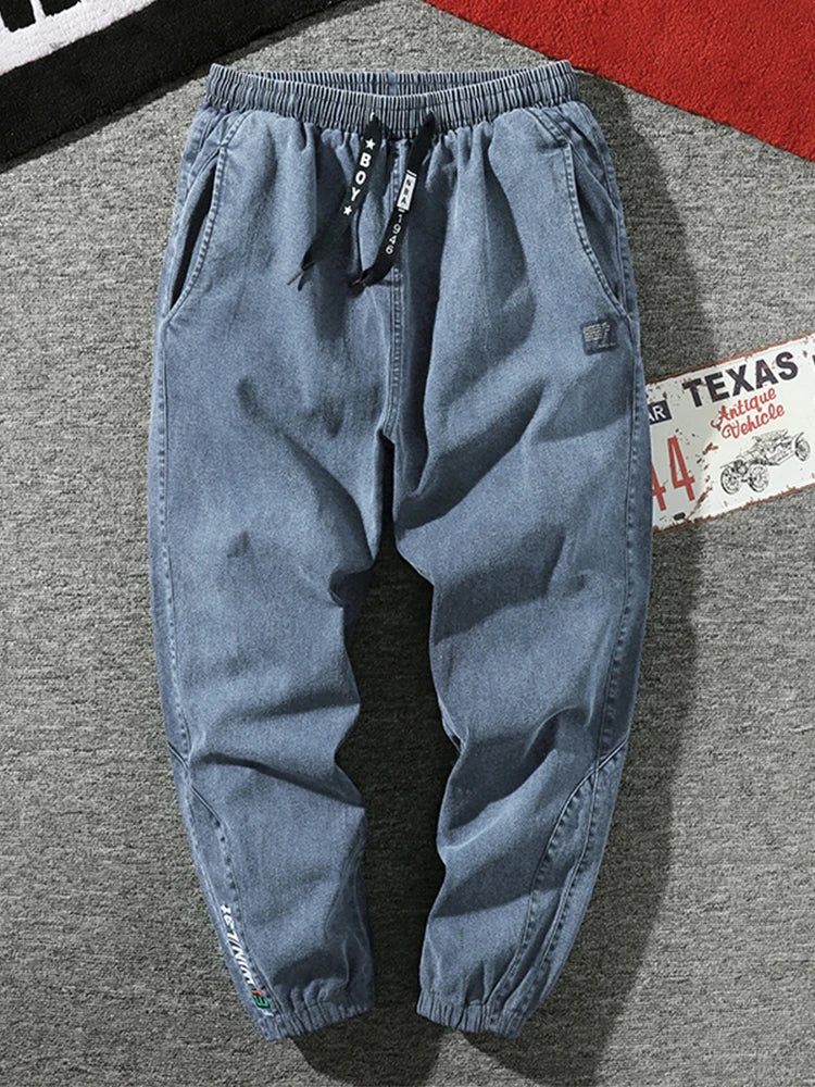 Calças de ganga Jogger elegantes - ARLUVI