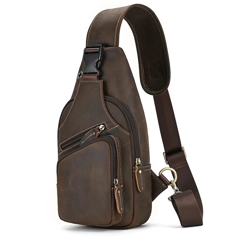Thalon ™ Leather Crossbody Bag - ARLUVI