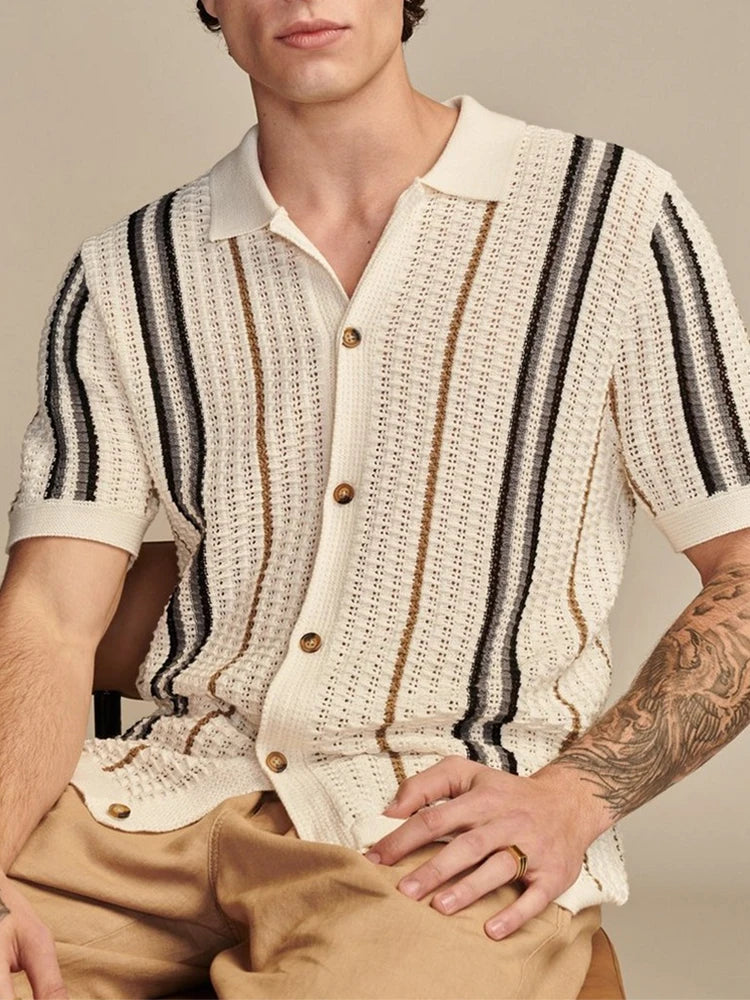 FERLONI™ Casual Striped Shirt - ARLUVI