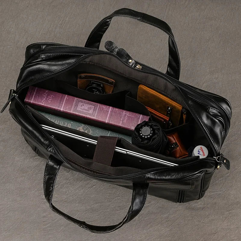 ORENVIS™ Genuine Leather Briefcase - ARLUVI