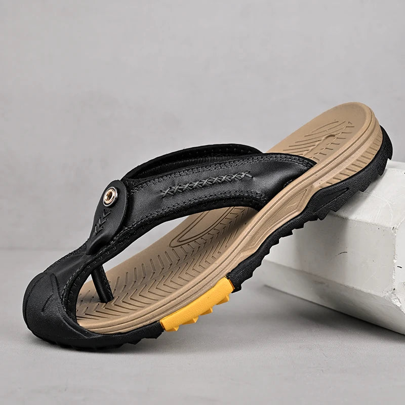 VALSTON™ Leather Strappy Sandals - ARLUVI