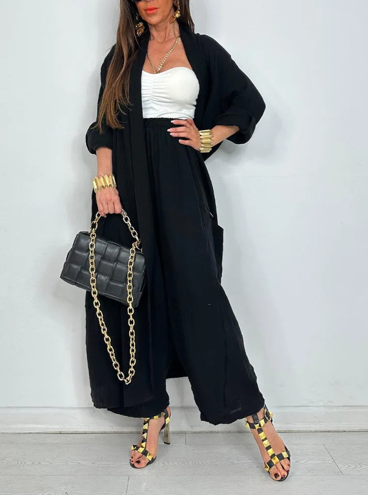 SYNOVEL™ Cardigan Pant Set - ARLUVI