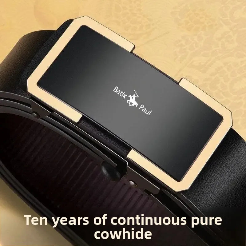 VALCROM™ Automatic Buckle Leather Belt - ARLUVI