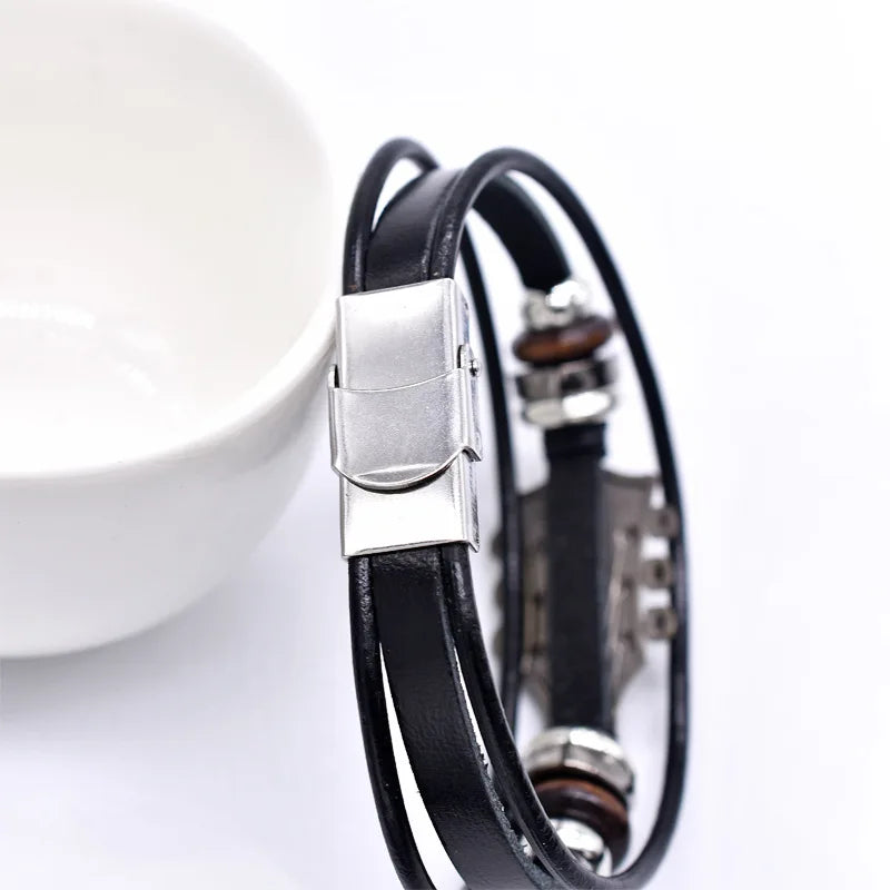 Leather Guitar Bracelet - ARLUVI