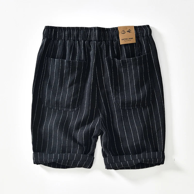Elward Style™ Cotton and Linen Shorts - ARLUVI