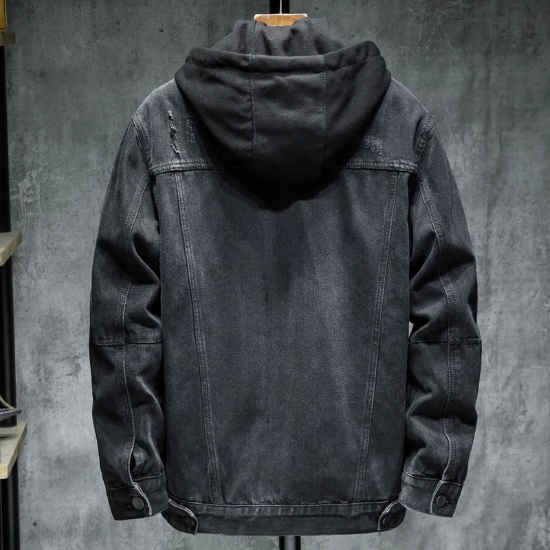Arluvi SYLVAR™ Hooded Denim Jacket - ARLUVI