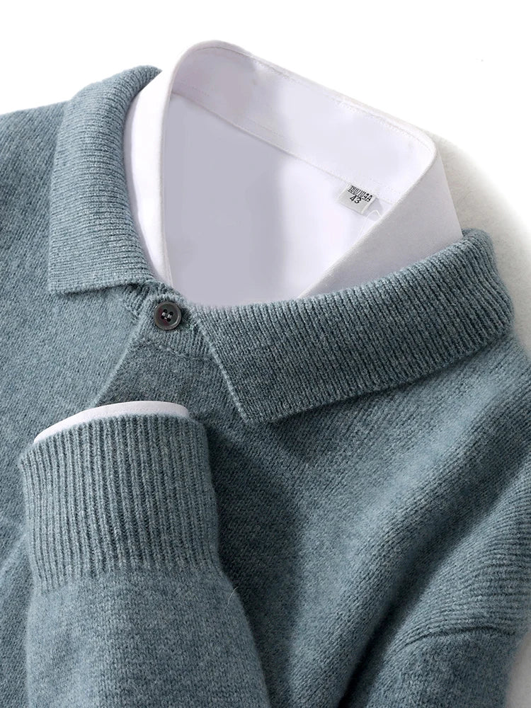 KORVYN™ Polo Sweater - ARLUVI