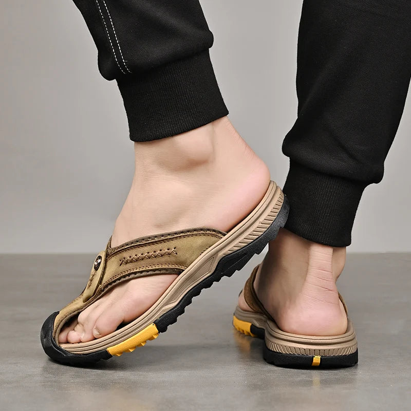 VALSTON™ Leather Strappy Sandals - ARLUVI