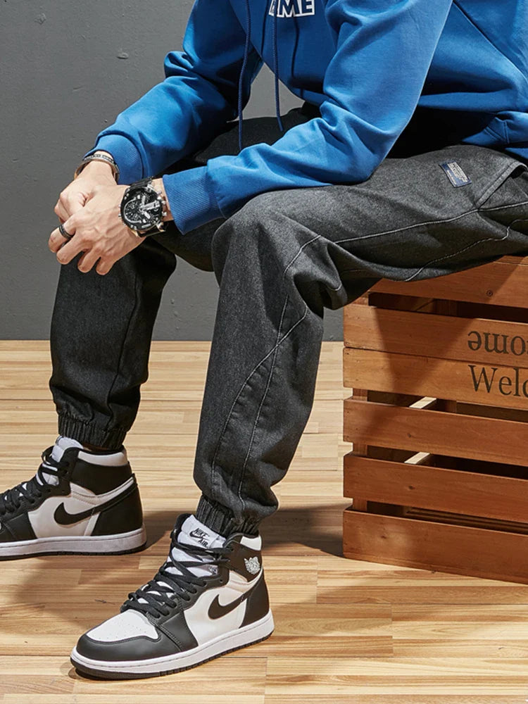 Calças de ganga Jogger elegantes - ARLUVI