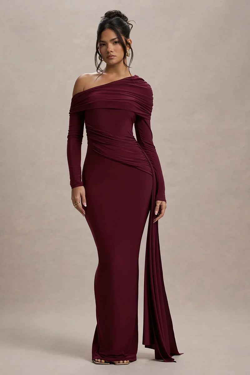 Callira Moon™ High Neck Maxi Dress - ARLUVI