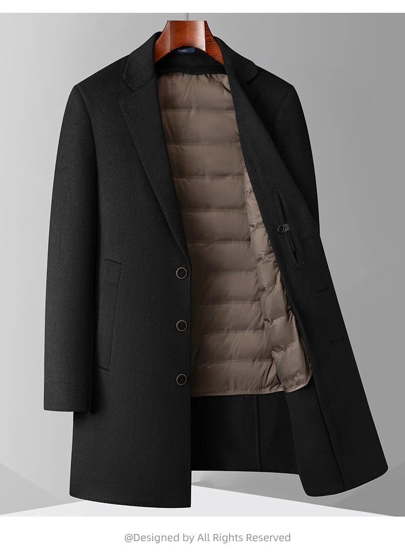 DRAEVYN™ Wool Long Coat - ARLUVI