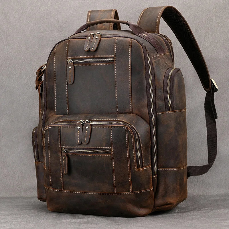 Kaelor™  Retro Leather Multi-Function Backpack - ARLUVI