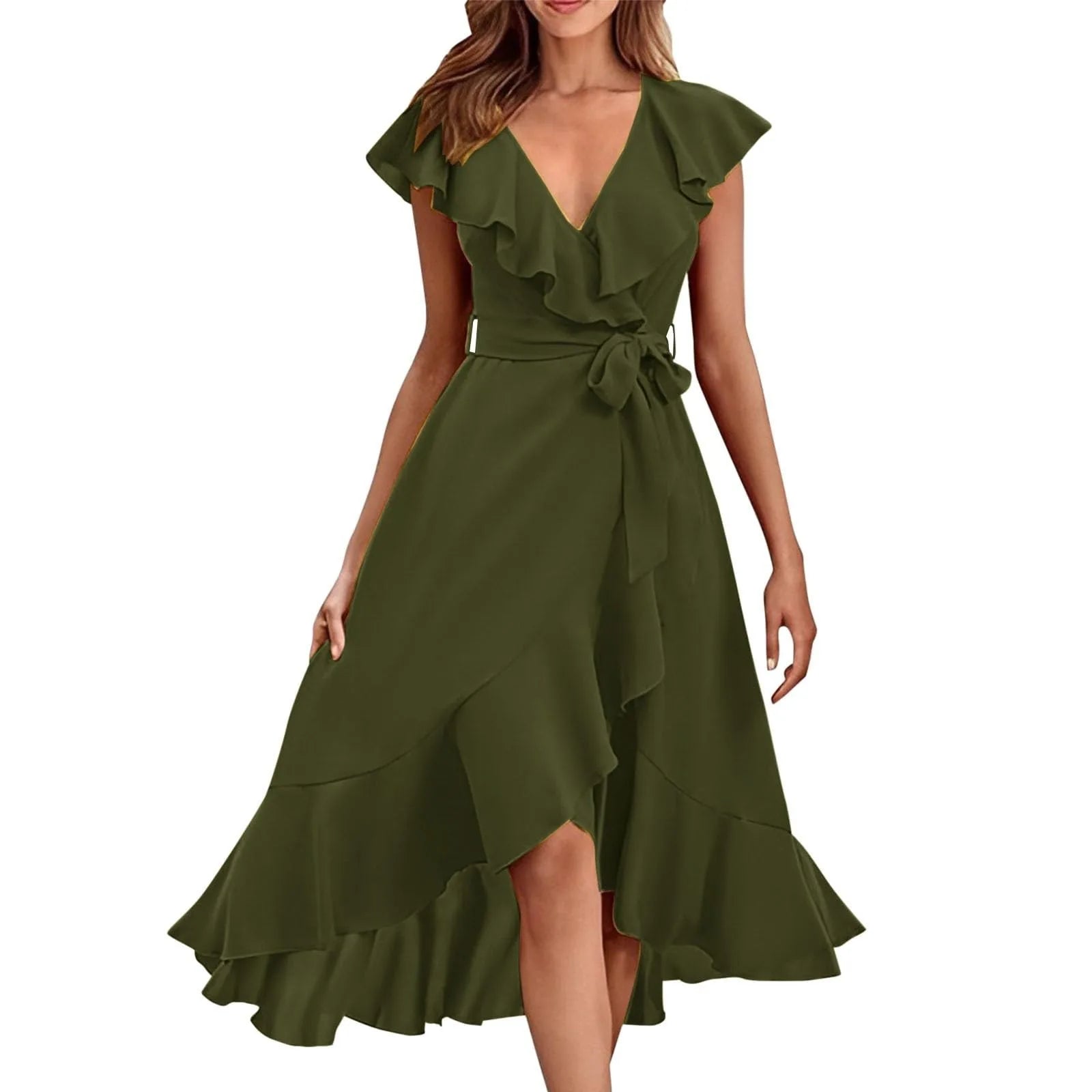 LINVARIS™ Ruffle Dress - ARLUVI