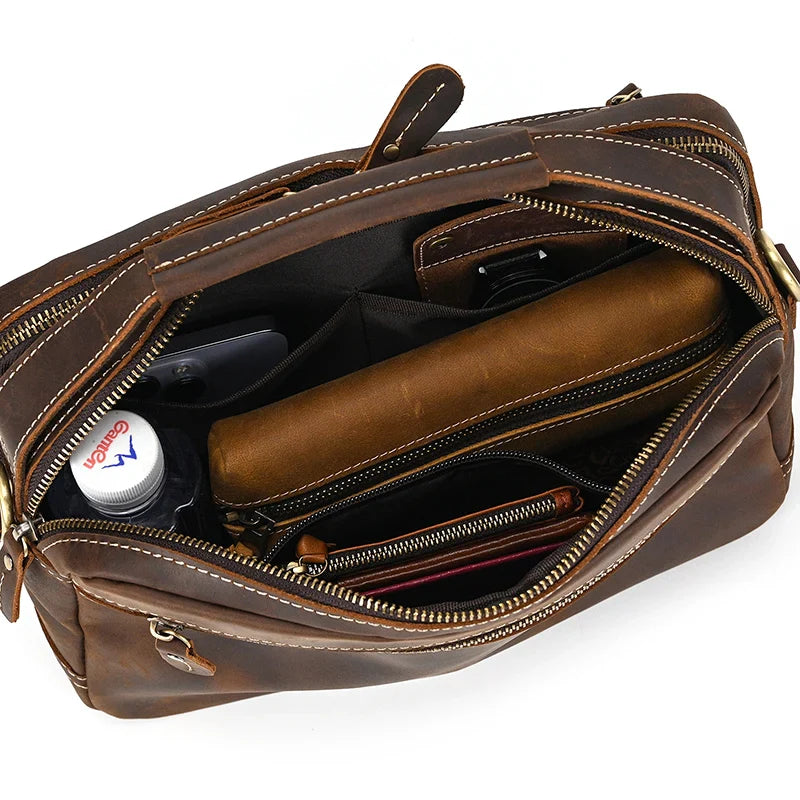 BRELVANN™ Genuine Leather Crossbody Bag - ARLUVI