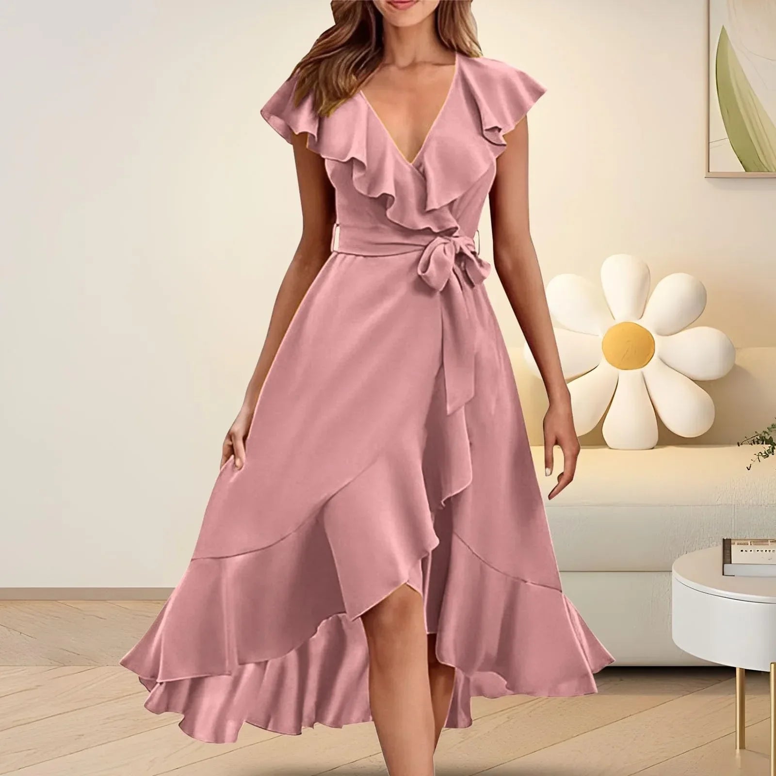 LINVARIS™ Ruffle Dress