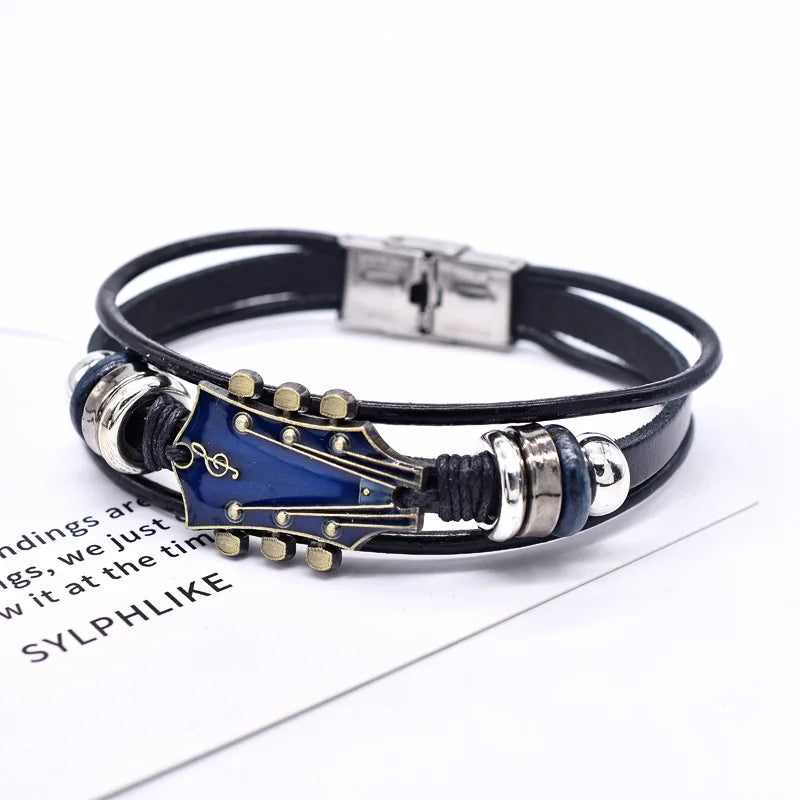 Leather Guitar Bracelet - ARLUVI