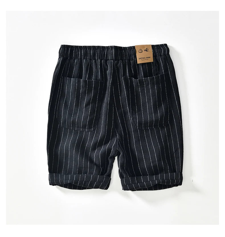 Elward Style™ Cotton and Linen Shorts - ARLUVI