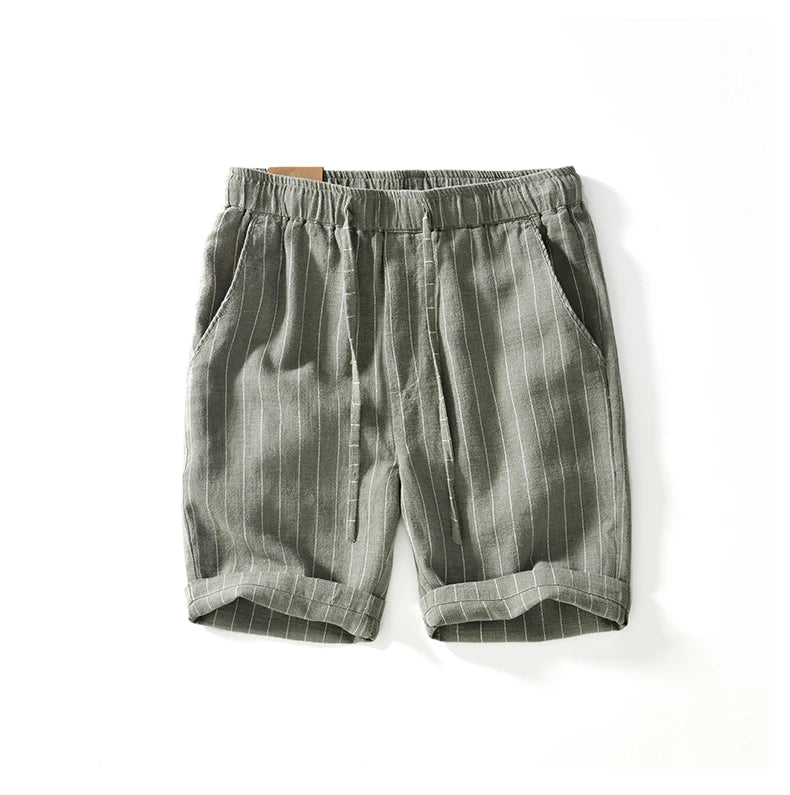 Elward Style™ Cotton and Linen Shorts - ARLUVI