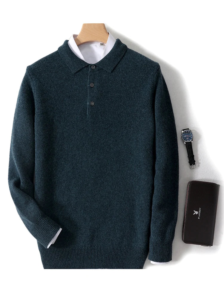 KORVYN™ Polo Sweater - ARLUVI
