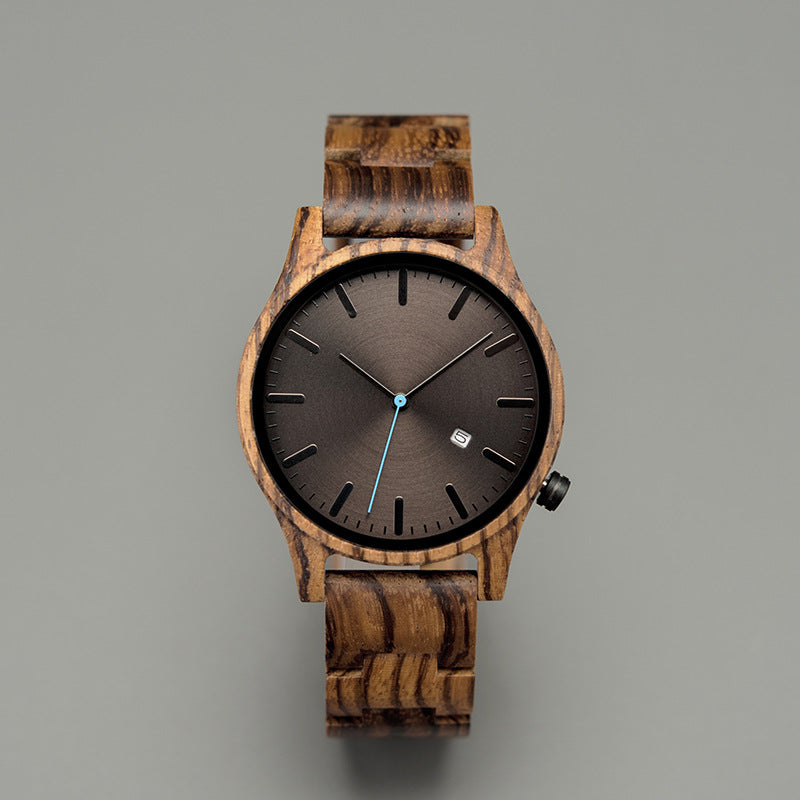 Elias Walnut Wood Quartz Watch - ARLUVI