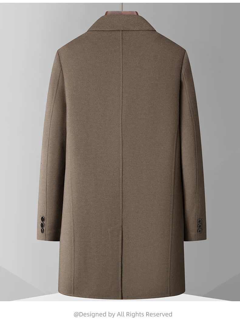 DRAEVYN™ Wool Long Coat - ARLUVI